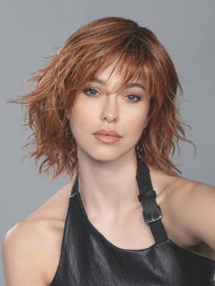 Perücke Anima von Ellen Wille, mittellanger welliger Bob mit Lace Front