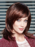 Perücke Sun Pretty Gisela Mayer: langes, gestuftes Haar für einen femininen, modernen und natürlichen Look