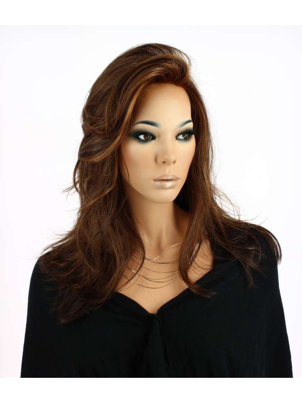 Talis Mono Large Perücke Bernstein auf Mannequin, Größe 58 60 cm
