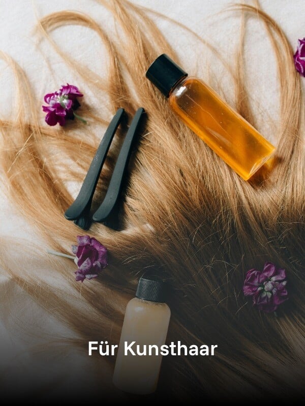 Pflegeprodukt für synthetisches Haar