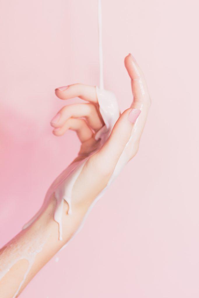 Hand mit Seife